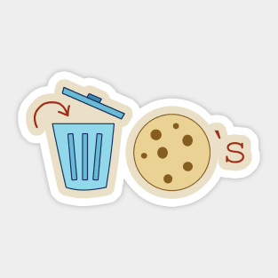 Delete Cookies Sticker